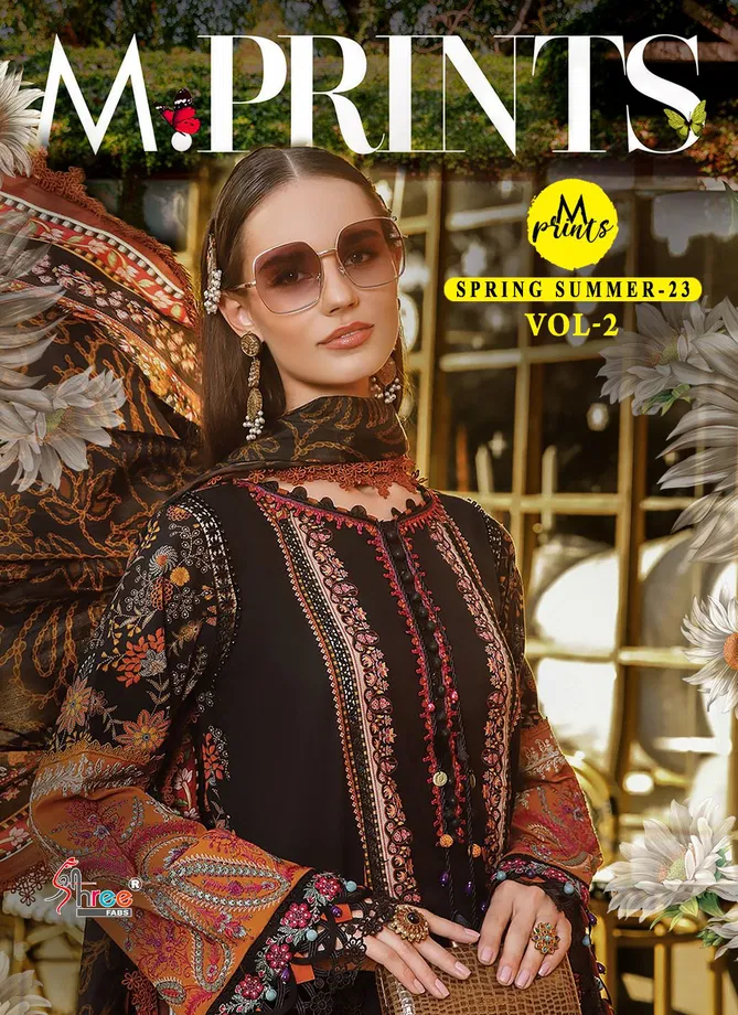 M Print Spring Summer 23 Vol 2 Pakistani Suits Catalog